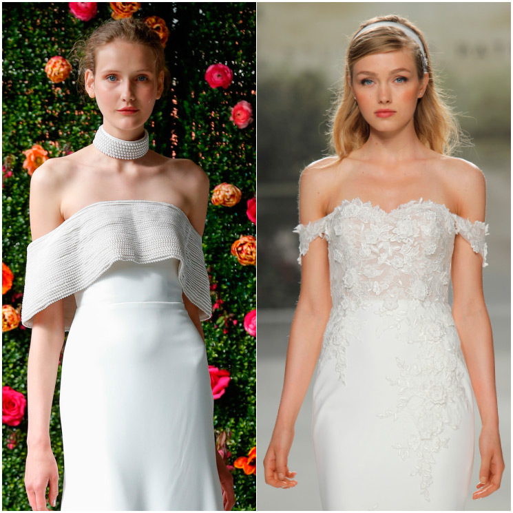 Vestidos 'off-the-shoulder': Novias bajo una nueva perspectiva