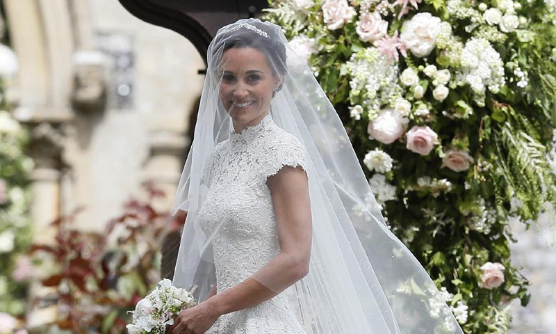 El segundo vestido que llevó Pippa Middleton el día de su boda era de Pronovias