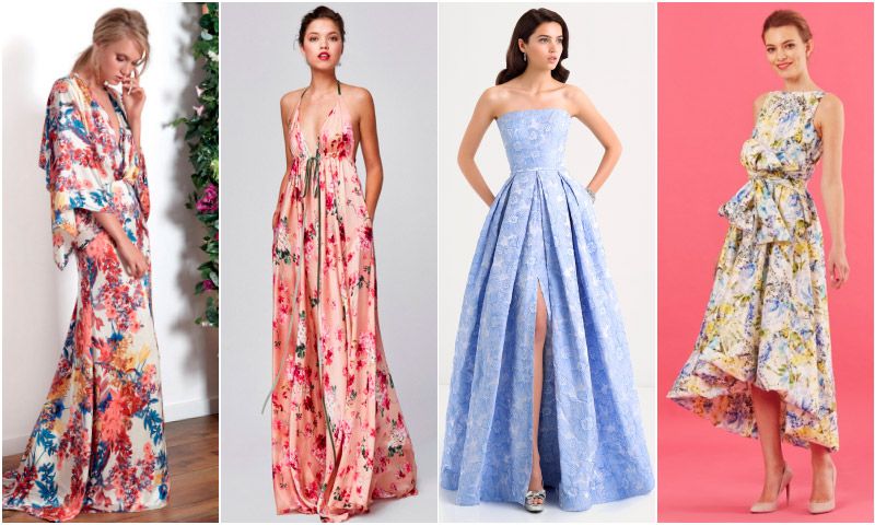 un vestido de invitada, una fiesta de verano - foto