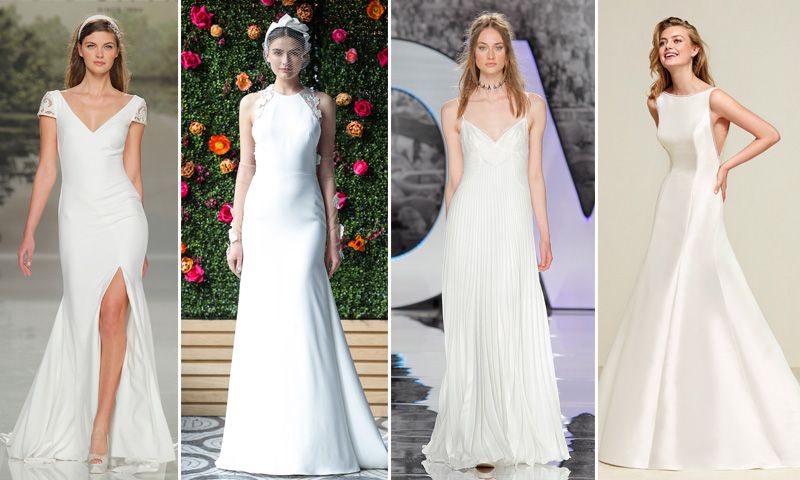 novias minimalistas, cuando menos es (mucho) más - foto