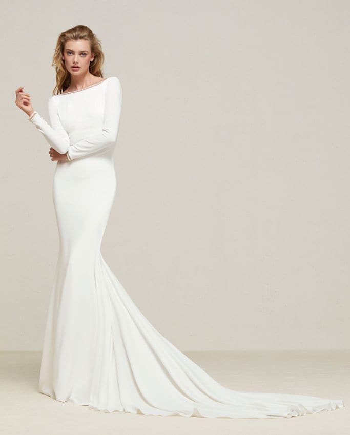 Vestidos de novia sobrios y elegantes clearance