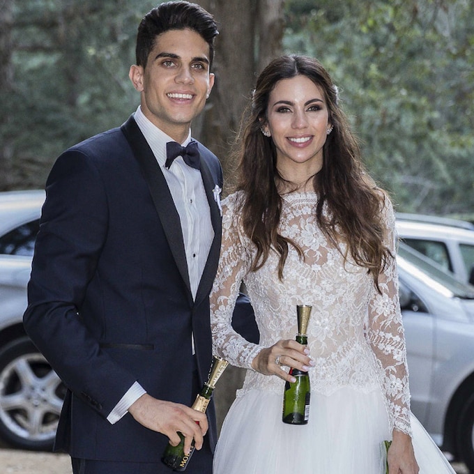 Marc Bartra y Melissa Jiménez ya son marido y mujer