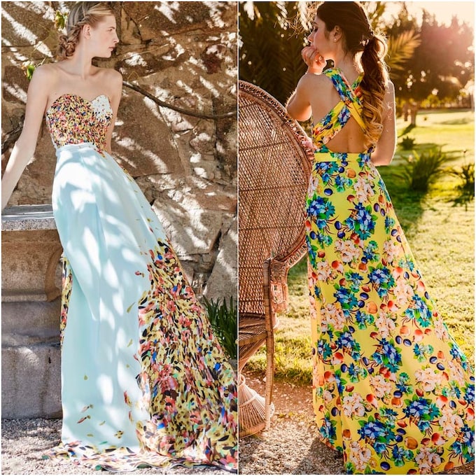 Diez vestidos de fiesta largos (¡y refrescantes!) para bodas de verano