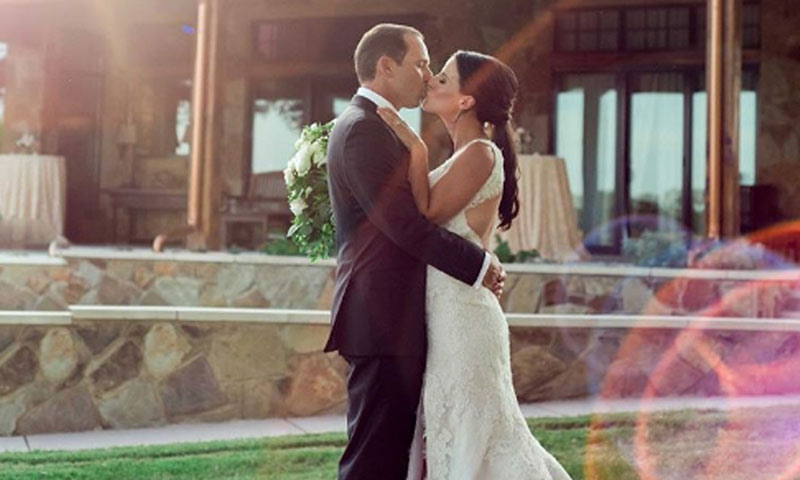 La boda a la americana del golfista Sergio García y la periodista Angela Akins