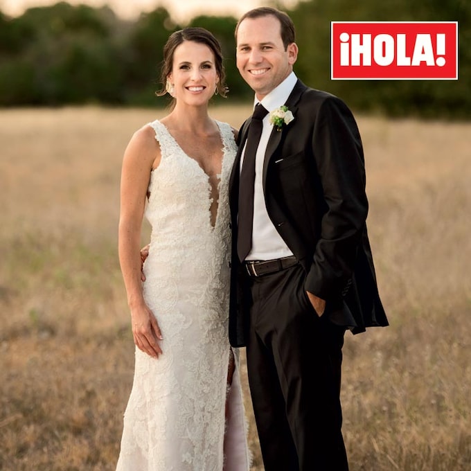 El exclusivo vestido de Angela Akins, una novia de ensueño, en su boda con el golfista Sergio García