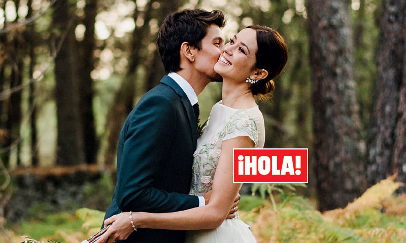 En ¡HOLA!: Entramos en la mágica boda de la actriz Dafne Fernández
