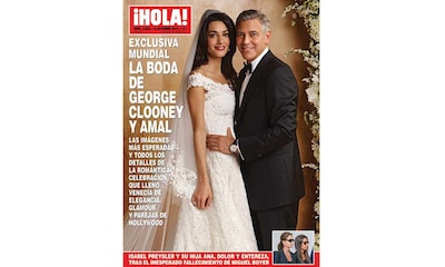 Ni te imaginas dónde está el vestido de novia de Amal Clooney