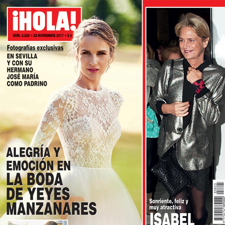 Fotografías exclusivas en ¡HOLA!, alegría y emoción en la boda de Yeyes Manzanares