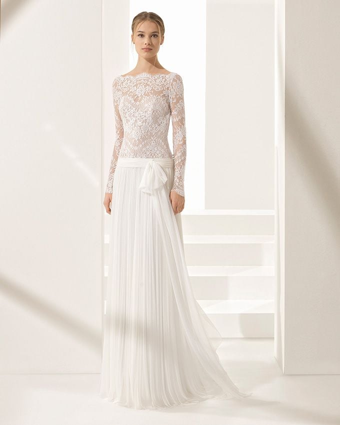 el vestido de novia que soñaste es de muselina y está en rosa clará