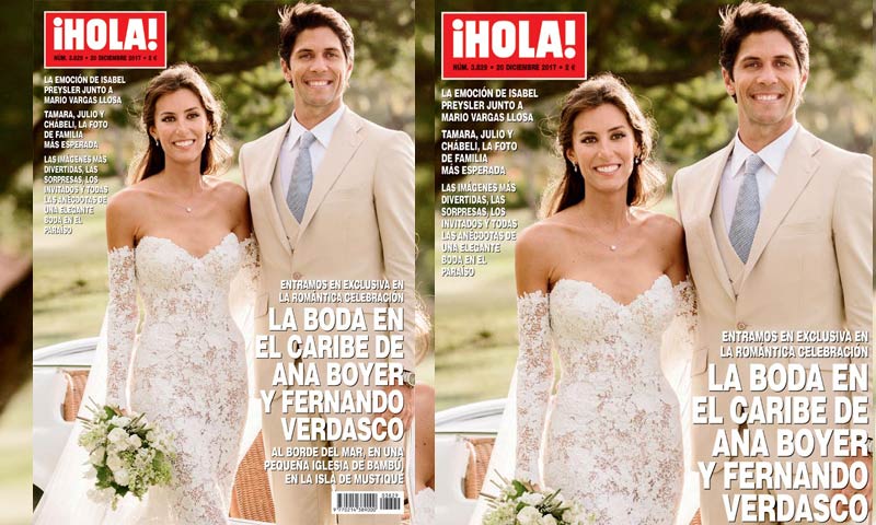 Exclusiva en ¡HOLA!, la boda en el Caribe de Ana Boyer y Fernando Verdasco