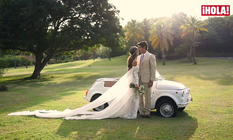 En vídeo: El intercambio de anillos, el original coche de los novios... Así fue la romántica boda de Ana Boyer y Fernando Verdasco