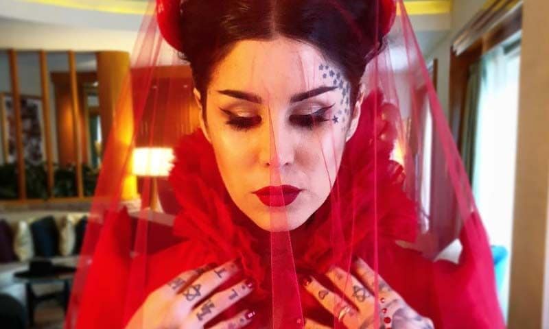 ¡Siempre original! El vestido de novia de Kat Von D que no te esperabas