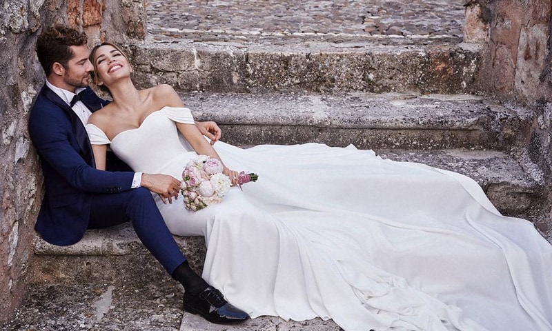 David Bisbal y Rosanna Zanetti se casan por sorpresa