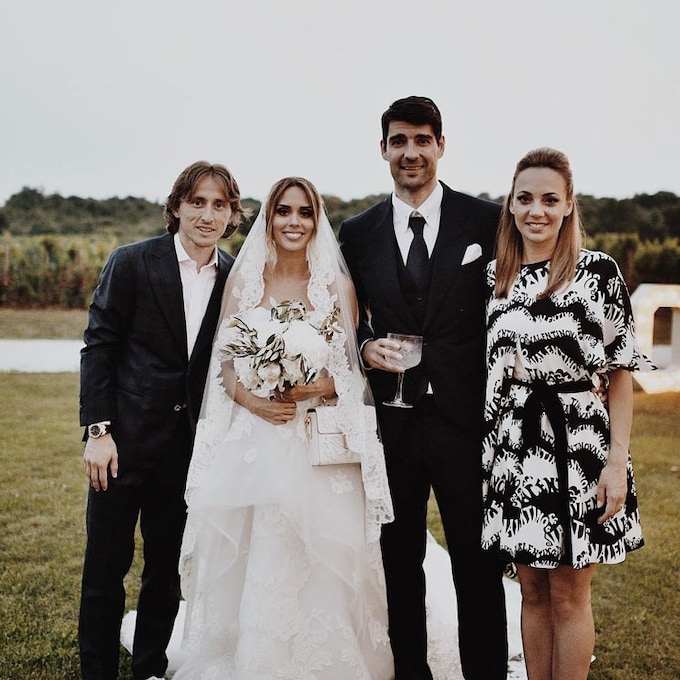 Luka Modric y sus compañeros de la Selección de Croacia se van de boda tras el éxito del Mundial
