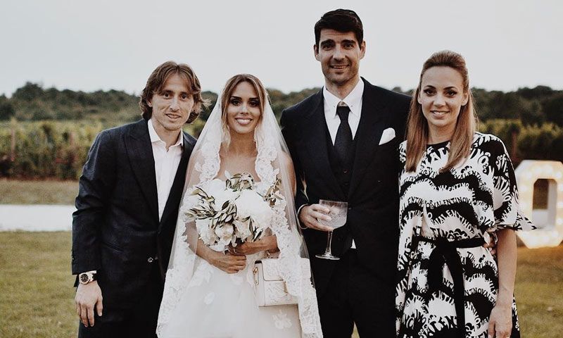 Luka Modric y sus compañeros de la Selección de Croacia se van de boda tras el éxito del Mundial