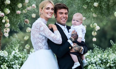 Leo, el hijo de Chiara Ferragni y Fedez, el invitado estrella en la boda de sus padres