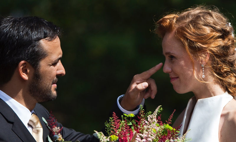 María Castro María Castro con il marito José Manuel Villalba il giorno delle nozze / Foto: Hola