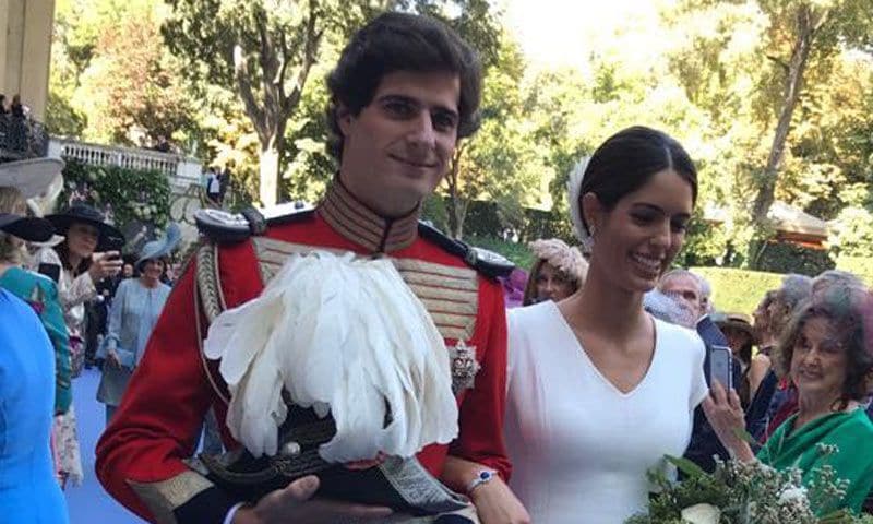 El vestido de novia de Sofía Palazuelo, la versión más moderna de una futura duquesa de Alba