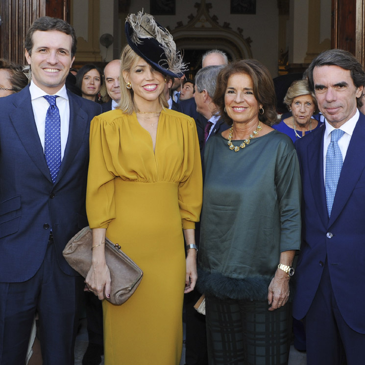 La boda del hijo de Ángel Acebes reúne a José María Aznar, Pablo Casado y José María Michavila