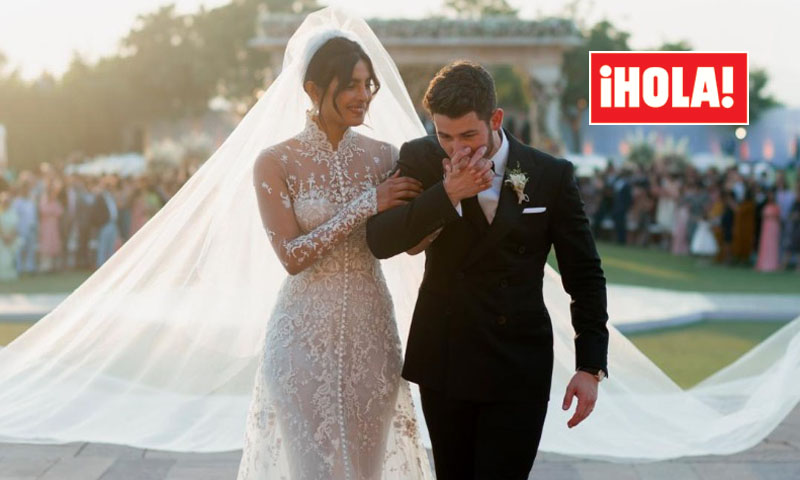 EXCLUSIVA: Desvelamos el romántico vestido que escogió Priyanka Chopra para su enlace cristiano