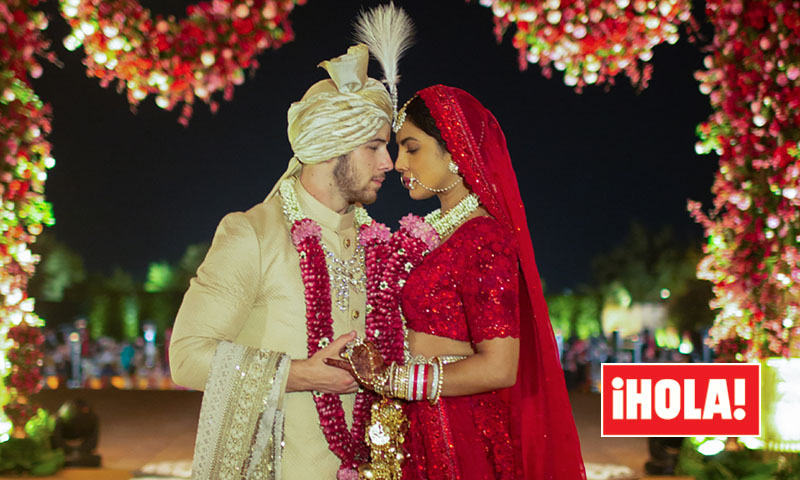 EXCLUSIVA: Tradición y modernidad en el vestido de novia hindú de Priyanka Chopra