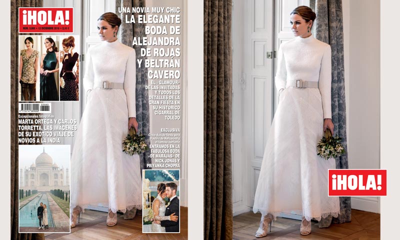 Alejandra de Rojas, todos los detalles de su excepcional vestido de novia