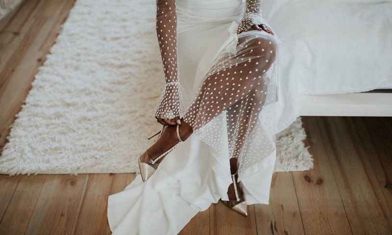 Zapatos con mensaje, la tendencia que invade el mundo nupcial