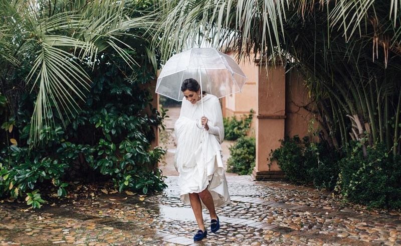 ¿Casarse con mocasines azules? Esta novia dijo 'sí'