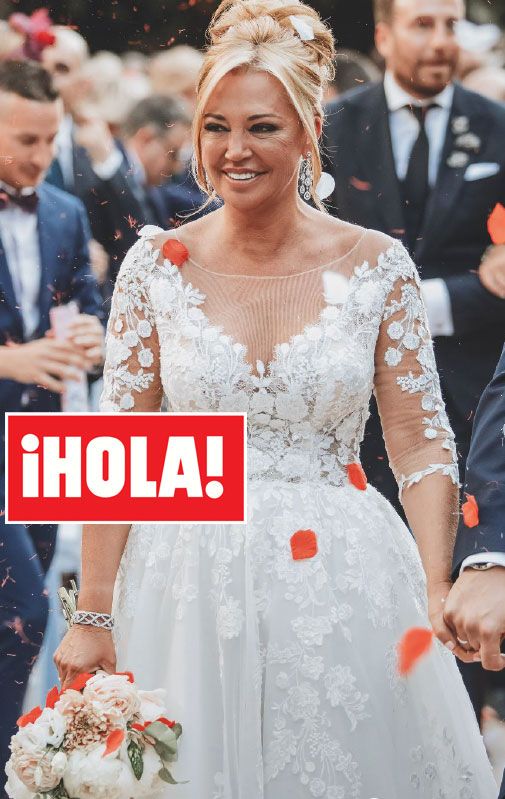 Exclusiva en HOLA las fotos del vestido de novia de Belen Esteban