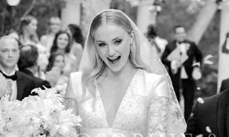 Las sorprendentes cifras que acompañan al vestido de novia de Sophie Turner