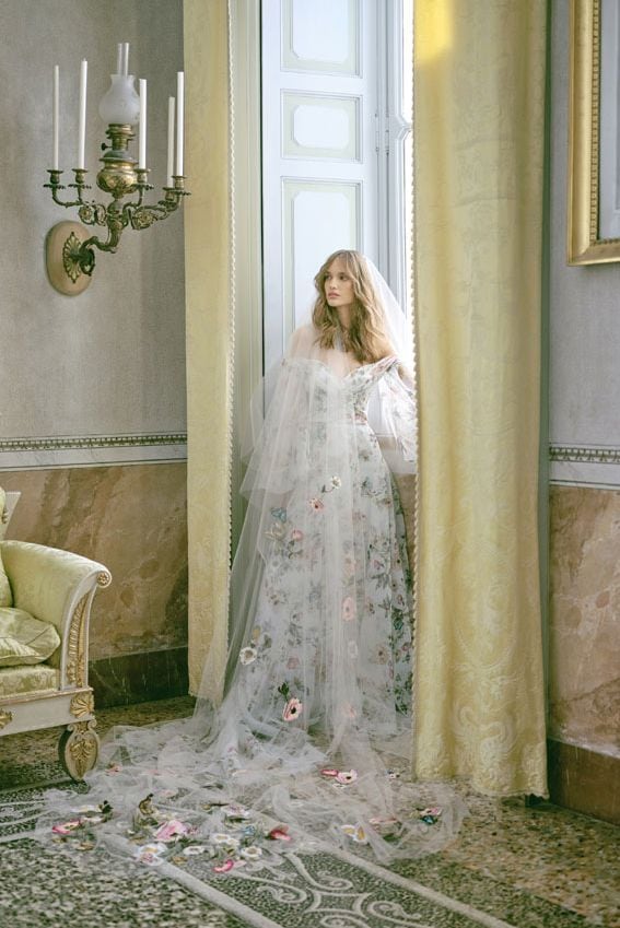 monique lhuillier bridal fall 2020