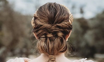 8 peinados fáciles y preciosos para novias con la melena muy larga