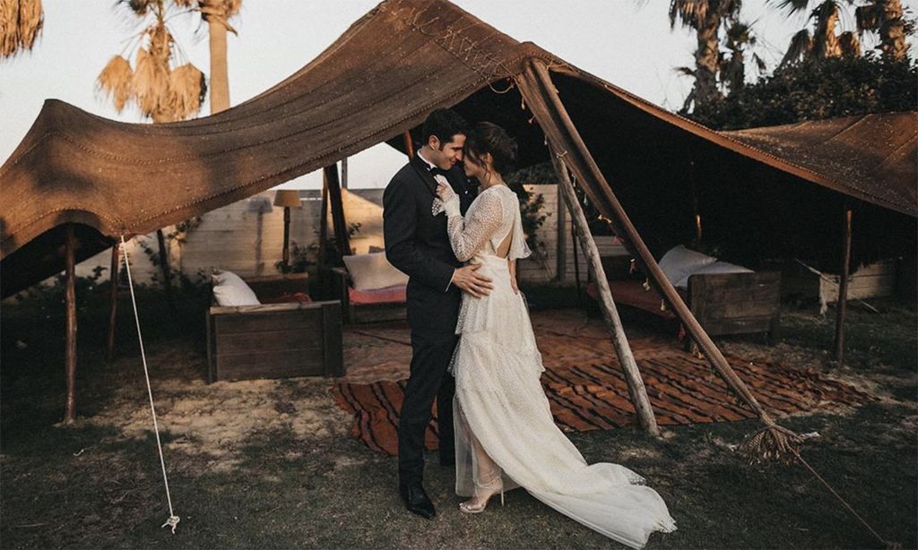 pareja novios boda