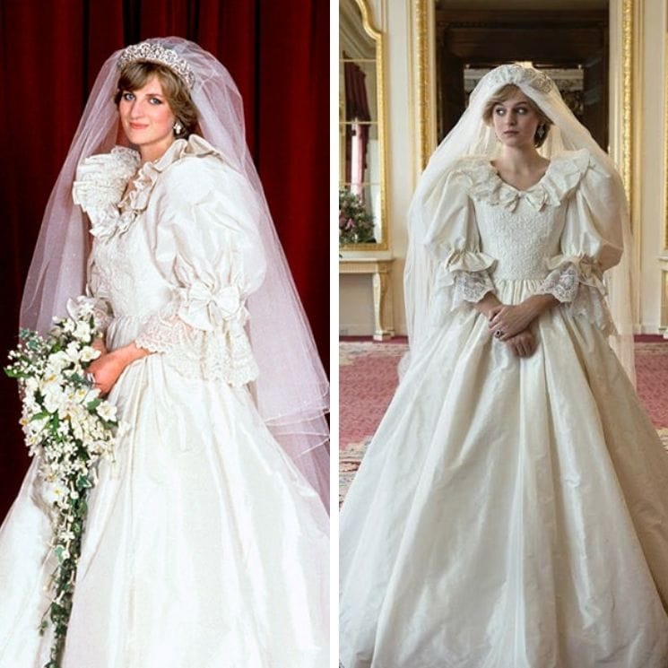 Cómo fue crear el vestido de novia de Lady Di para 'The Crown', contado por su diseñadora