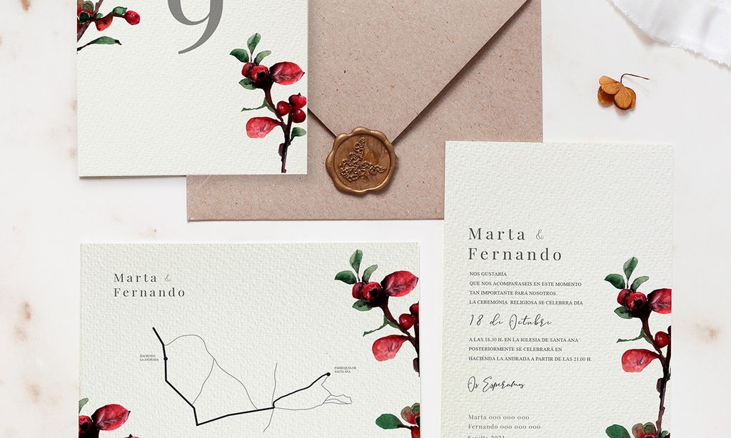 Estas invitaciones de boda son tan bonitas que querrás entregarlas ya