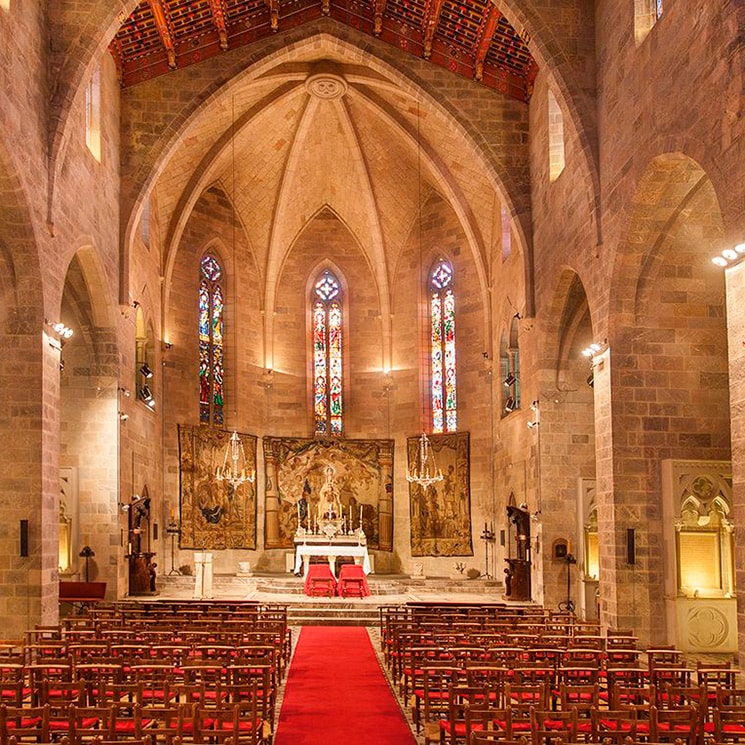 Espacios de boda con capilla que tienen muchísimo encanto