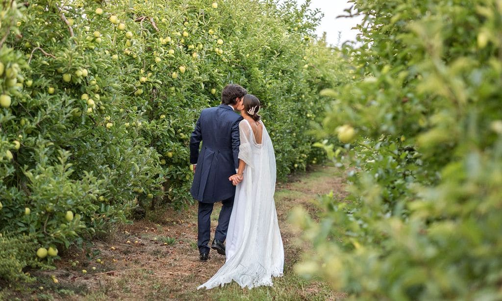 Carolina, la novia que encontró su vestido perfecto solo un mes antes de la boda