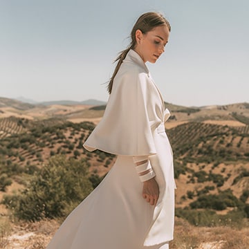 Vestidos de novia sencillos y atemporales para invierno Foto 1