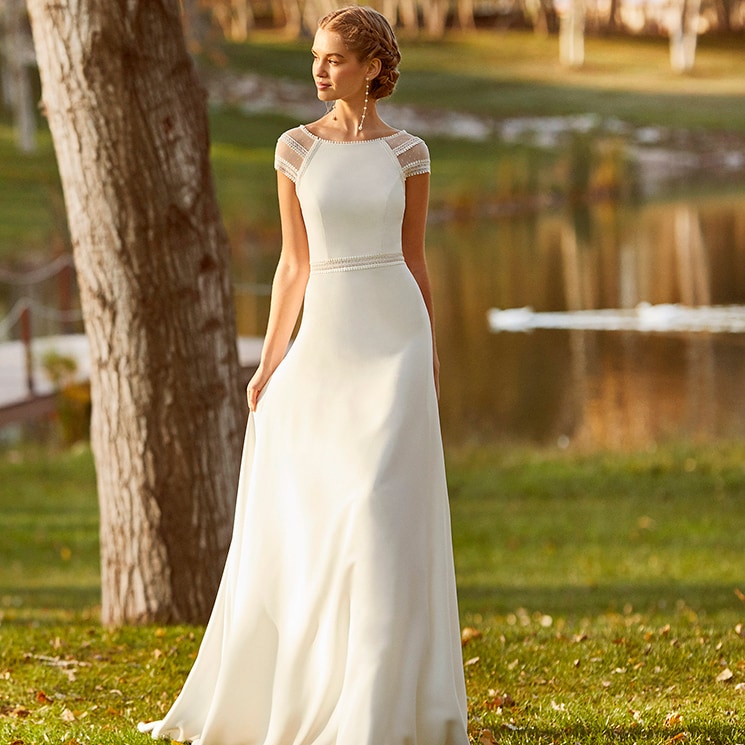 vestidos de novia para el dia sencillos
