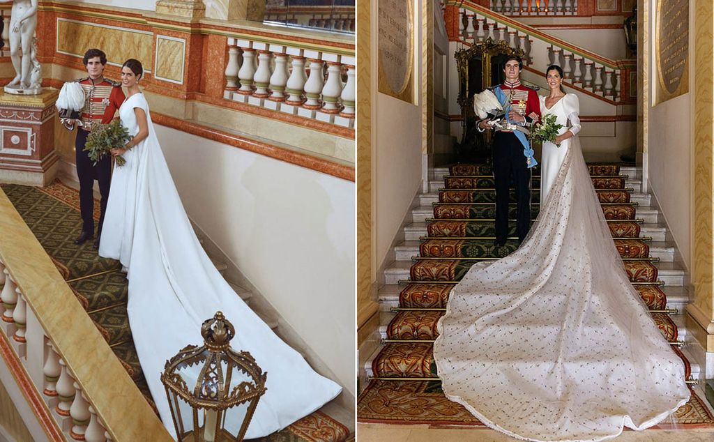 Sofía Palazuelo y Belén Corsini: las dos novias sin tiara de la Casa Alba