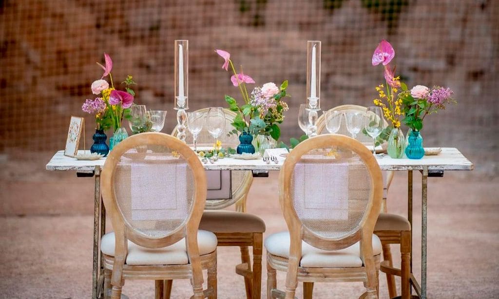 Decoración de pedidas de mano y bodas íntimas