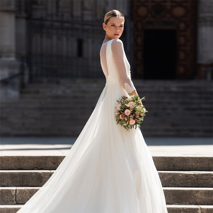 10 vestidos clásicos para novias que no quieren renunciar a lo tradicional