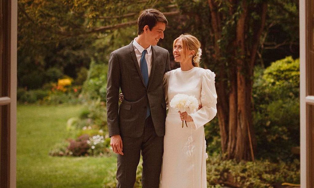 ¡Muy francés! El look de la 'influencer' Géraldine Guyot en su boda con Alexandre Arnault
