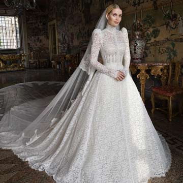 El impresionante vestido de novia de Lady Kitty Spencer, al detalle