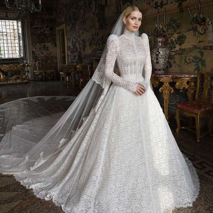 Todos los detalles del impresionante vestido de novia de Lady Kitty Spencer