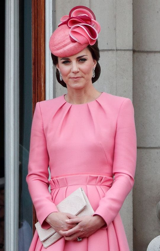 Le look fuchsia de Kate Middleton 