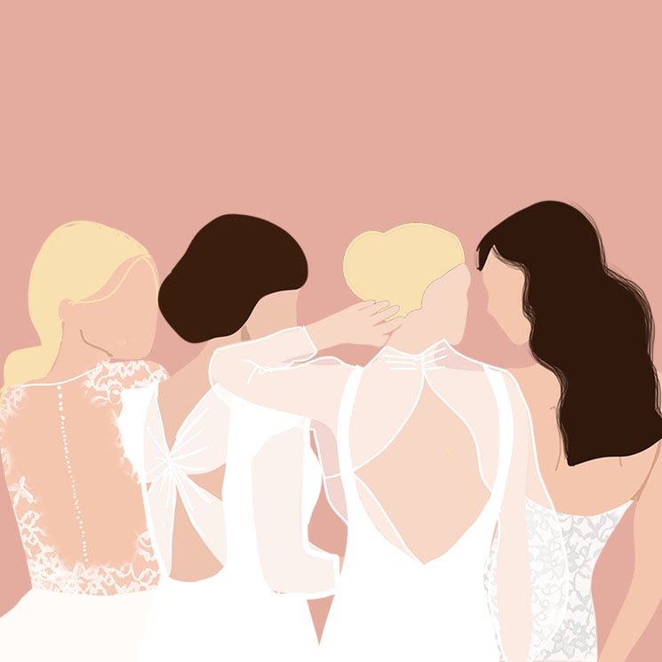 Las espaldas de novia más bonitas están en nuestra guía ilustrada