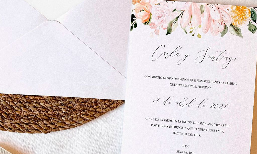 Invitaciones de boda con tipografías muy bonitas - Foto 1