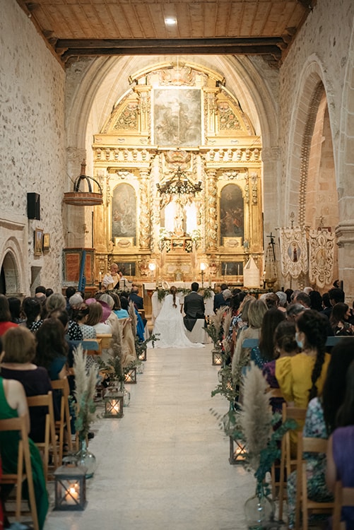 Boda religiosa en la iglesia de Segovia