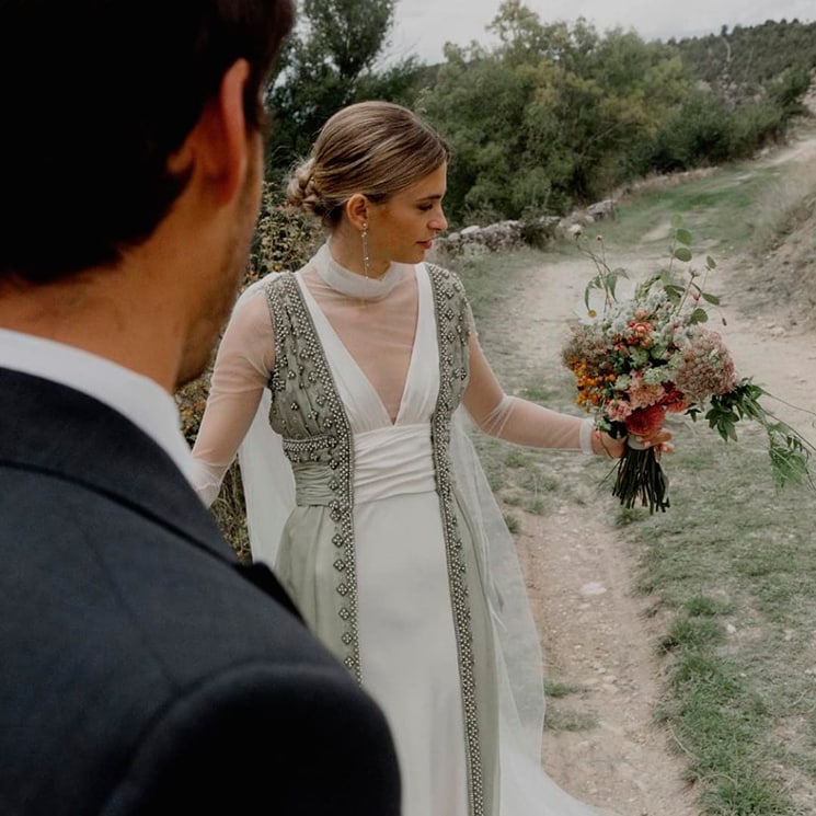 Las novias más virales de la temporada te harán soñar con bodas de invierno preciosas